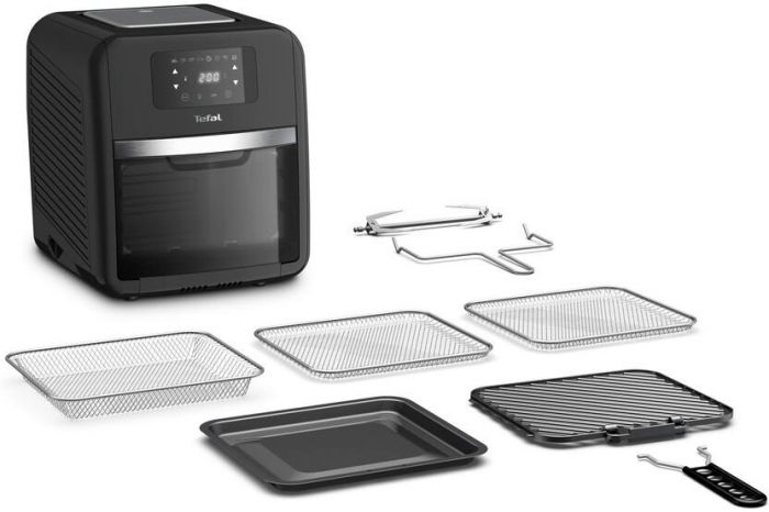 Мультипіч Tefal EasyFry Oven&Grill, 2050Вт, сенсорне керув., пластик, чорний