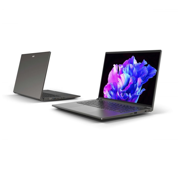 Ноутбук Acer Swift X SFX14-71G 14.5" 2.8K OLED, Intel i7-13700H, 32GB, F1TB, NVD4050-6, Win11, сірий