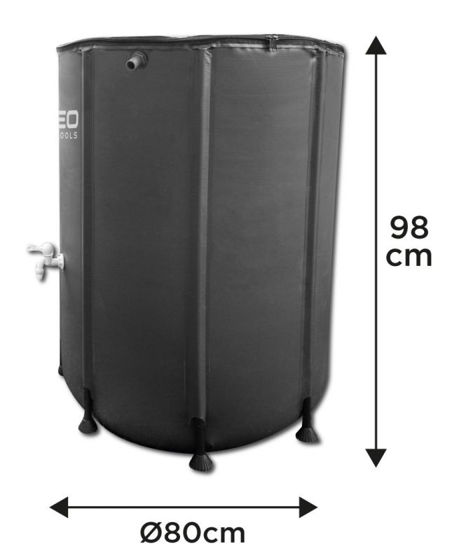 Контейнер для води Neo Tools, складаний, 500л, ПВХ, стійкість до УФ, 3/4", 90х98см
