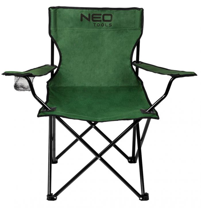 Стілець розкладний Neo Tools, 79x39x43см, до 120кг, 1.8кг, чохол Стілець розкладний Neo Tools, 79x39x43см, до 120кг, 1.8кг, чохол