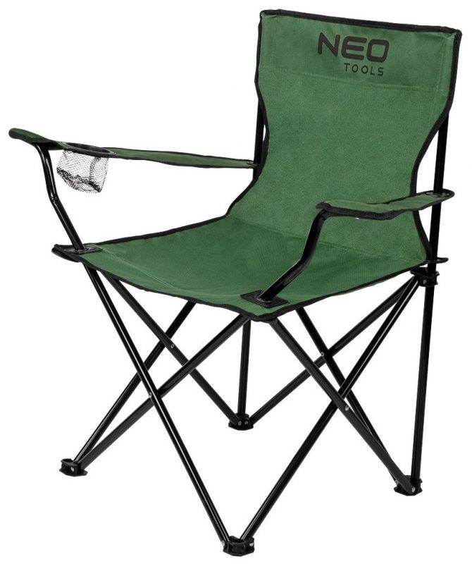 Стілець розкладний Neo Tools, 79x39x43см, до 120кг, 1.8кг, чохол Стілець розкладний Neo Tools, 79x39x43см, до 120кг, 1.8кг, чохол
