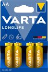 Батарейка Varta Longlife лужна AA блістер, 4 шт