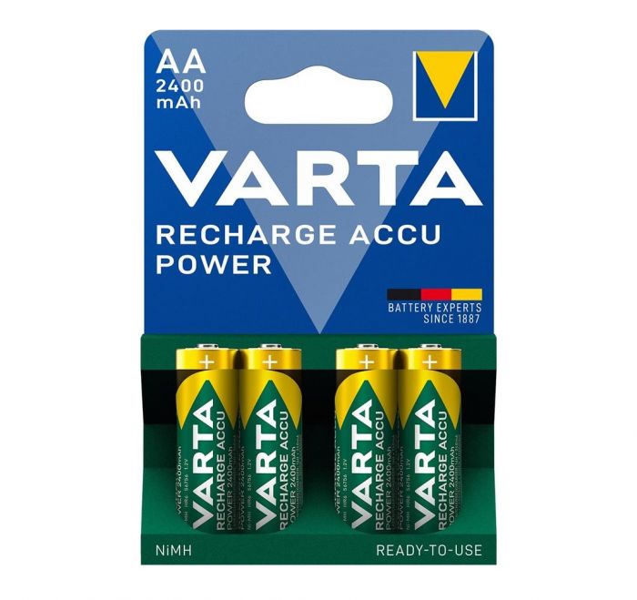 Акумулятор Varta NI-MH Power AA 2400 мА•г, 4шт