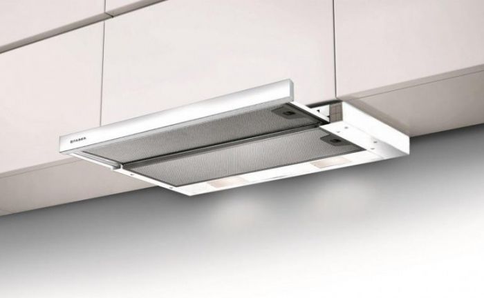 Витяжка Faber телескоп, 50см, 701м.куб/год, Flexa Ng Hip W A50, білий