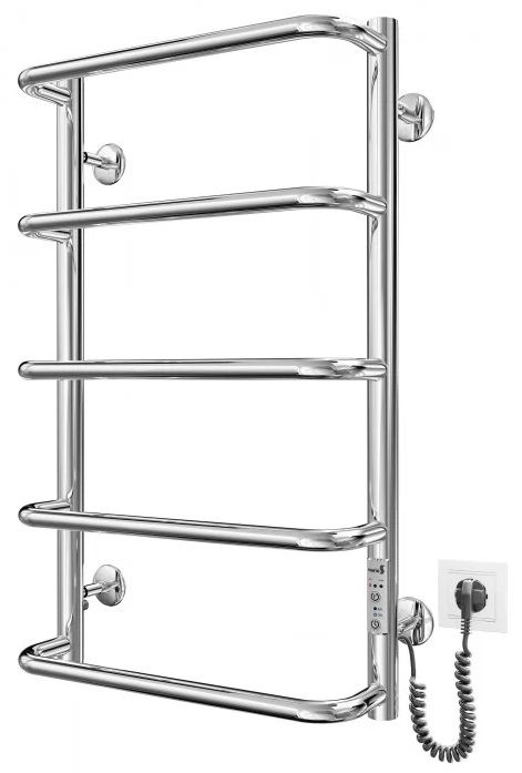 Рушникосушка Mario електрична Стандарт НР-І, 650x430x150мм, таймер-регулятор, нерж.сталь, хром