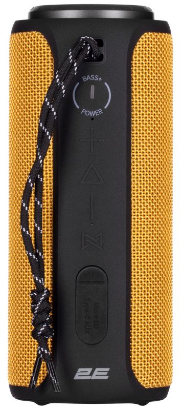 Акустична система 2E SoundXTube TWS, MP3, Wireless, Waterproof Yellow