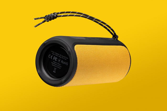 Акустична система 2E SoundXTube TWS, MP3, Wireless, Waterproof Yellow