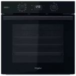 Духова шафа Whirlpool електрична, 71л, A+, дисплей, конвекція, телескопічні напрямні, пара, чорний