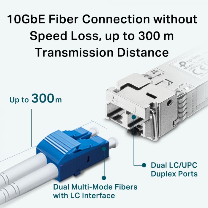 Трансивер SFP+ TP-LINK TL-SM5110-SR 10GBase-SR, MM, 300m, LC