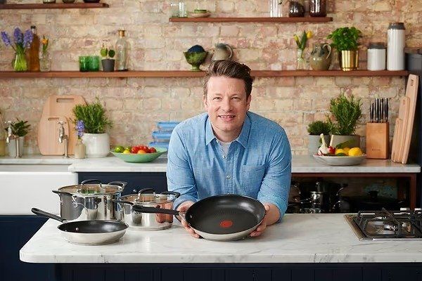 Каструля з кришкою Tefal Jamie Oliver Home Cook, 20см, 3.1л, нержавіюча сталь, силікон, скло