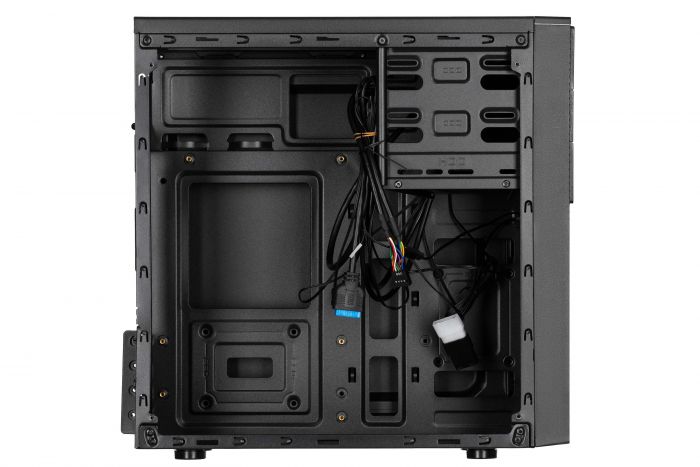 Корпус 2E Basis RD850 без БЖ 1xUSB3.0, 2xUSB2.0, 1x120мм ARGB, VGA 290мм, Acrylic Side Panel, mATX, чорний