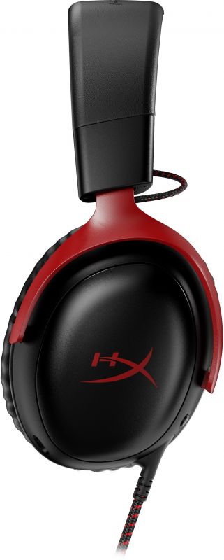 Гарнітура ігрова HyperX Cloud III, mini-jack/USB-A/USB-C, 1.2м/1.3м, чорно-червоний