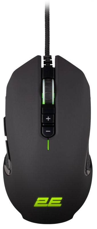 Миша 2E GAMING MG310, LED, USB-A, чорний