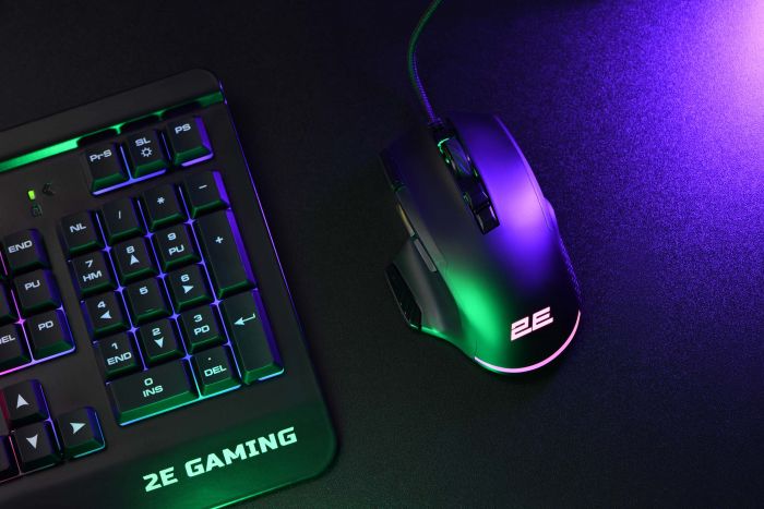 Миша 2E GAMING MG330, RGB, USB-A, чорний