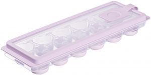 Форма для льоду з кришкою Ardesto Fresh Cylinder, 27х9.5х3.8см, силікон, пластик, ліловий