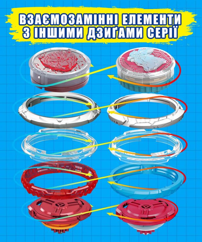 Дзиґа Infinity Nado VI Standard Pack Палаючий Бойовий Ведмідь (Blazing War Bear)