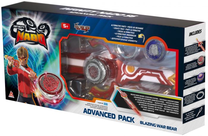 Дзиґа Infinity Nado VI Advanced Pack Палаючий Бойовий Ведмідь (Blazing War Bear)