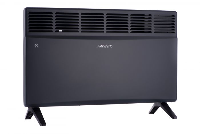 Конвектор електричний ARDESTO CH-2000MCA, 2000 Вт, 20 м2, закритий нагрів. елемент, IP24, мех. керування, антрацит матовий