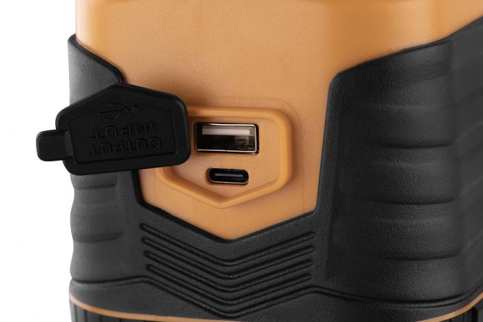 Ліхтар кемпінговий акумуляторний 2E PLBL1844 USB-C 4400мА·год 1000лм 10Вт 4 режими освітлення функція Power Bank IP44 0.49кг
