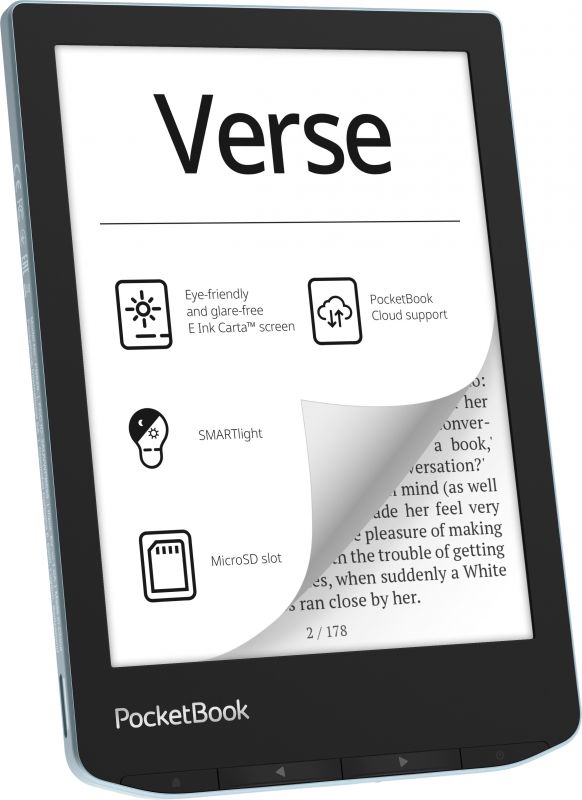 Електронна книга PocketBook 629 Verse, Bright Blue
