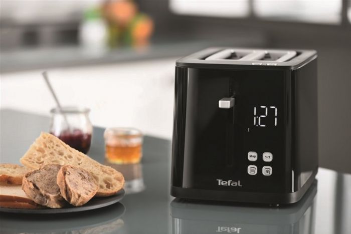 Тостер Tefal Digital 850Вт, LED дисплей, пластик, чорний