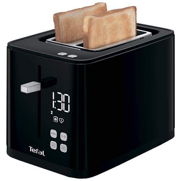 Тостер Tefal Digital 850Вт, LED дисплей, пластик, чорний