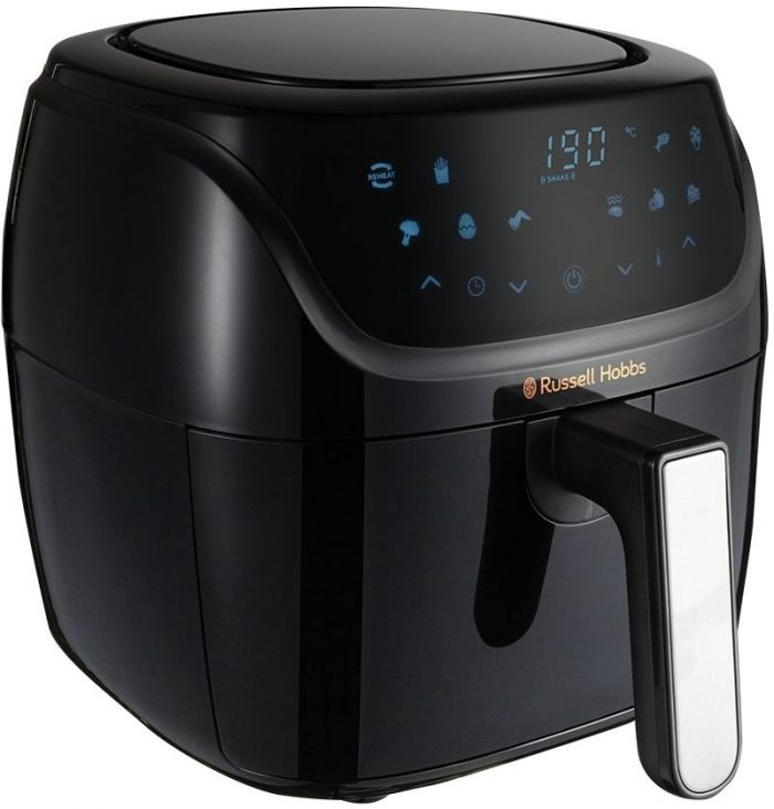 Мультипіч Russell Hobbs SatisFry Air Medium, 1350Вт, чаша-4л, сенсорне керув., алюміній/пластик,чорно-сірий