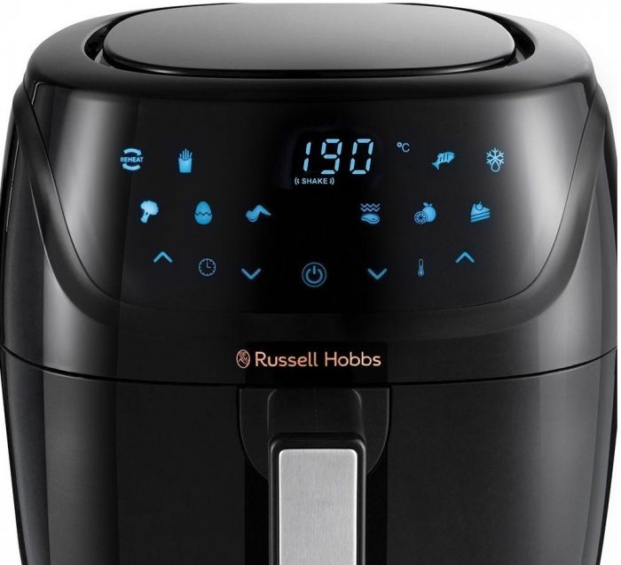 Мультипіч Russell Hobbs SatisFry Air Medium, 1350Вт, чаша-4л, сенсорне керув., алюміній/пластик,чорно-сірий