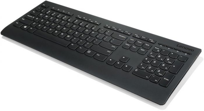 Клавіатура мембранна Lenovo Professional 108key, WL, EN/UKR/RU, чорний