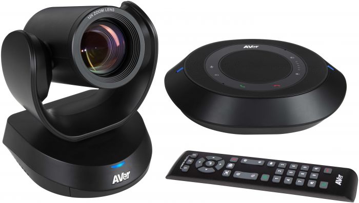 Система відеоконференцзв'язку AVer VC520 Pro 3, Full HD, PTZ, 2 х Omni-mic, радіус дії 3 м, USB, RJ45, PoE, 3.5 mini jack, чорний