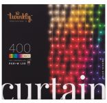 Гірлянда Smart LED Twinkly Curtain RGBW 400 IP44 1.45х2.1м кабель прозорий