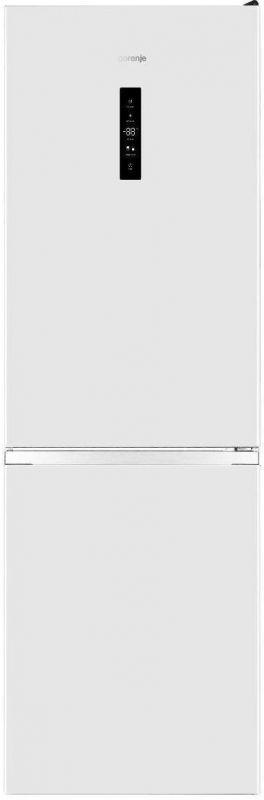 Холодильник Gorenje з нижн. мороз., 185х60х60см, 2 дв., Х- 207л, М- 93л, A+, NoFrost Plus, Fresh zone, дисплей, білий