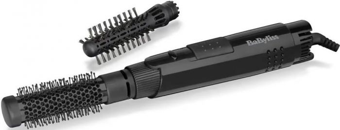 Фен-щітка Babyliss, 300Вт, 2 режими, хол. обдув, 2 насадки, чорний