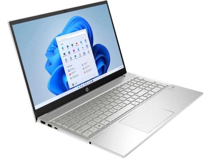 Ноутбук HP Pavilion 15-eh1055ua 15.6" FHD IPS AG, AMD R5 5500U, 12GB, F512GB, UMA, DOS, сріблястий