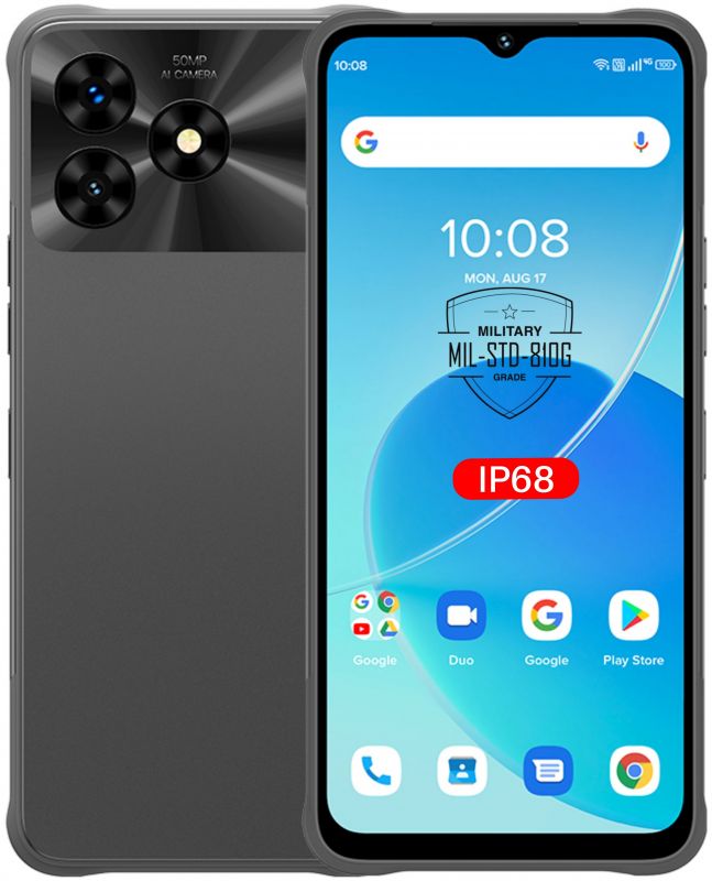 Смартфон UMIDIGI G5 Mecha (RP08) 6.6" 8/128ГБ, 2SIM, 6000мА·год, сірий