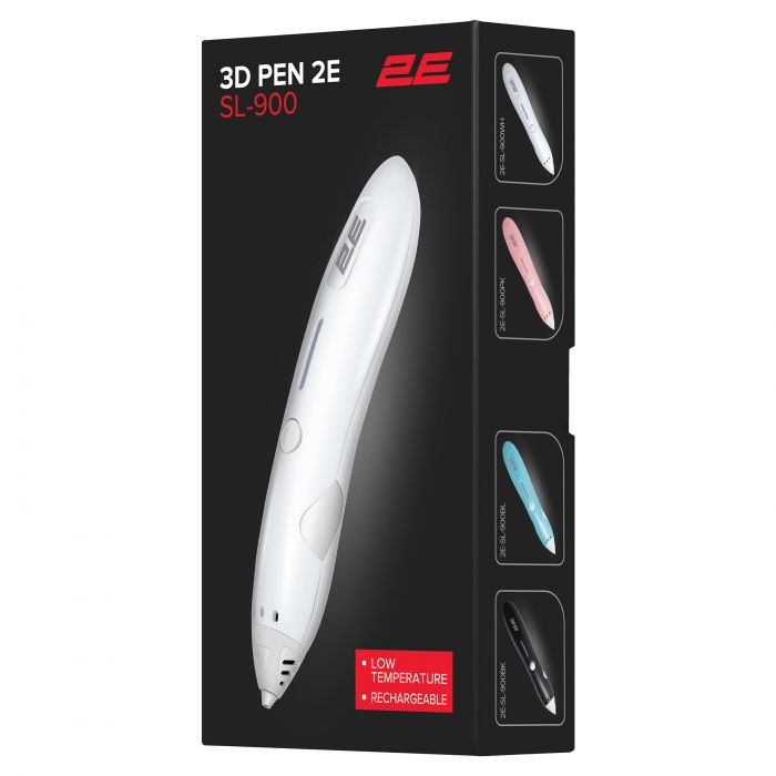 Ручка 3D 2E SL_900, PCL, Aкб 500mAh, чорний