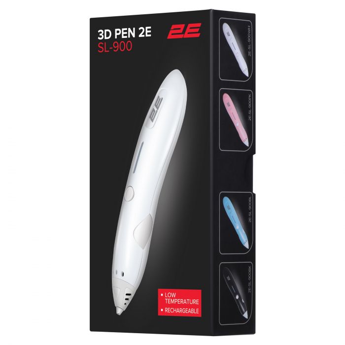 Ручка 3D 2E SL_900, PCL, Aкб 500mAh, білий