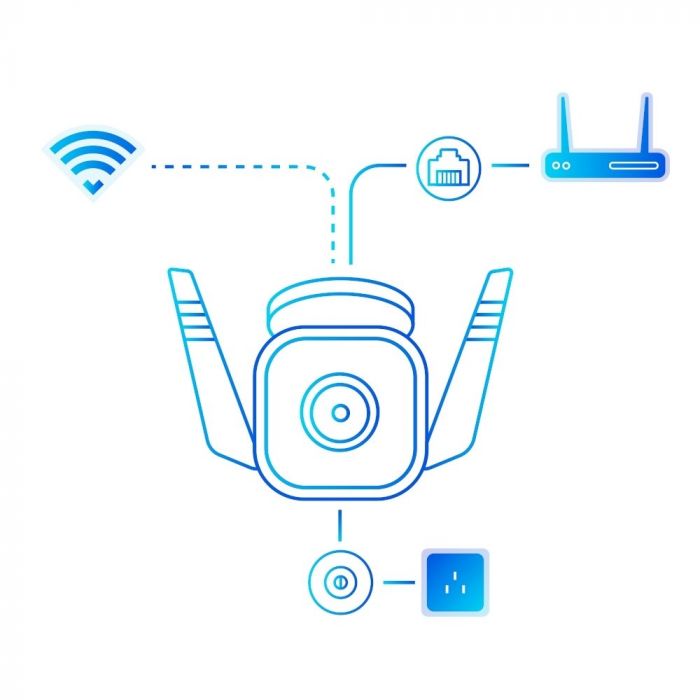 IP-Камера TP-LINK Tapo TC65 3MP N300 1xFE microSD  outdoor