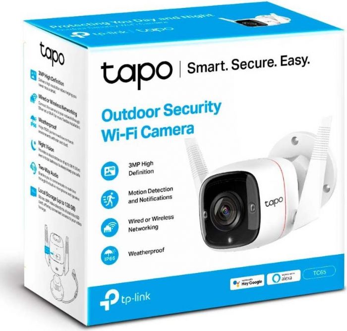 IP-Камера TP-LINK Tapo TC65 3MP N300 1xFE microSD  outdoor