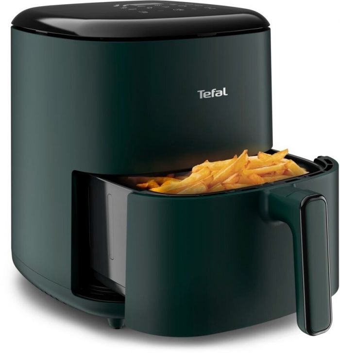 Мультипіч Tefal Easy Fry Max, 1500Вт, чаша-5л, сенсорне керув., 10 програм, пластик, темно-зелений