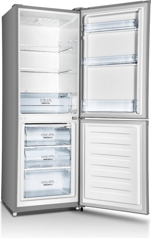 Холодильник з нижн. мороз. камерою Gorenje, 161х55х56см, 2 двері, 160(78)л, А+, механіч.  упр. , Зона св-ті, сірий