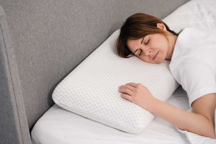 Подушка ортопедична ARDESTO Sleepwell, 60х40х12см, класична прямокутна, піна меморі, білий