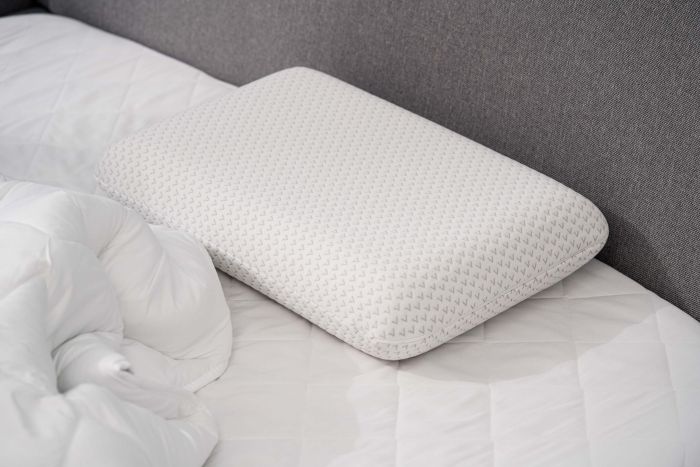 Подушка ортопедична ARDESTO Sleepwell, 60х40х12см, класична прямокутна, піна меморі, білий