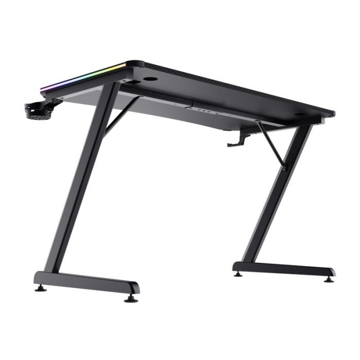 Стіл Trust GXT 709W LUMINUS, (120х74см), RGB, чорний