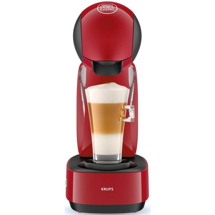 Кавоварка Krups капсульна Infinissima, 1.2л, капсули NESCAFE Dolce Gusto, червоний