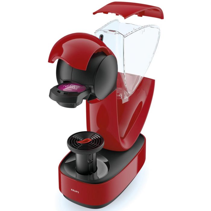 Кавоварка Krups капсульна Infinissima, 1.2л, капсули NESCAFE Dolce Gusto, червоний