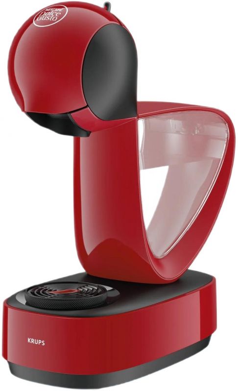 Кавоварка Krups капсульна Infinissima, 1.2л, капсули NESCAFE Dolce Gusto, червоний