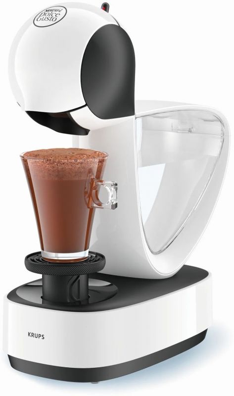 Кавоварка Krups капсульна Infinissima, 1.2л, капсули NESCAFE Dolce Gusto, білий