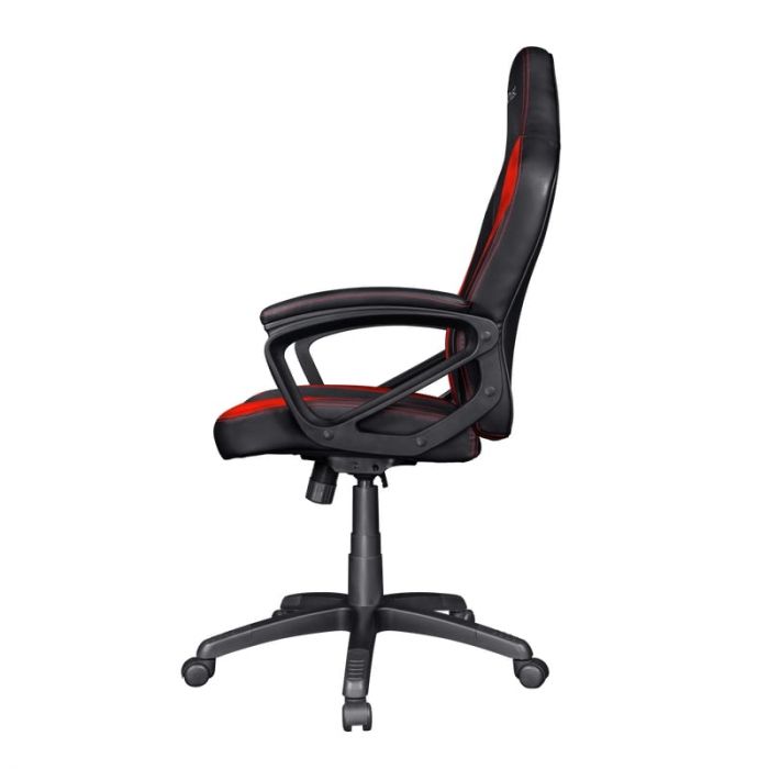 Крісло Trust GXT 701 RYON, ПУ шкіра, Foldable Armrests, червоний