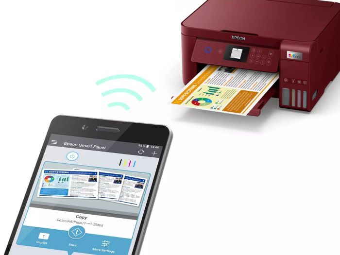 БФП ink color A4 Epson EcoTank L4267 33_15 ppm Duplex USB Wi-Fi 4 inks Black Pigment